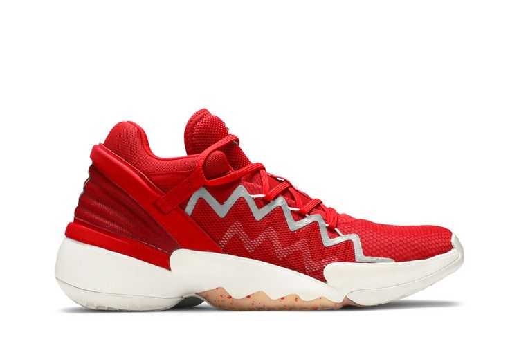 Adidas D.O.N. Issue #2 'Power Red' — Power Red/Cloud White/Silver Metallic