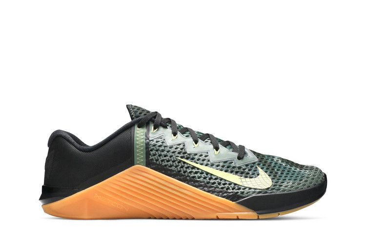 Nike Metcon 6 'Black Gum' — Black/Limelight/Gum Medium Brown/Limelight