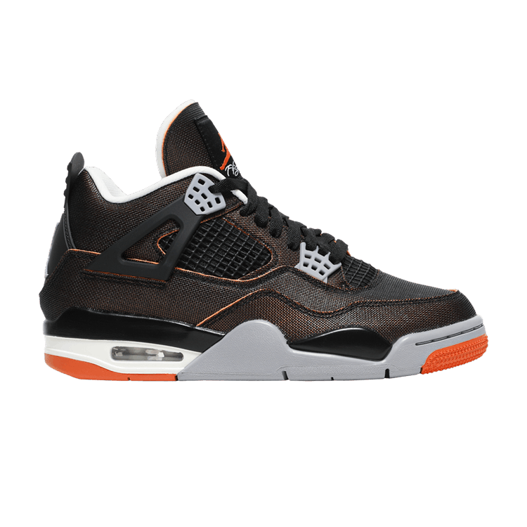 Wmns Air Jordan 4 Retro 'Starfish' — Sail/Black/Starfish/Light Smoke Grey