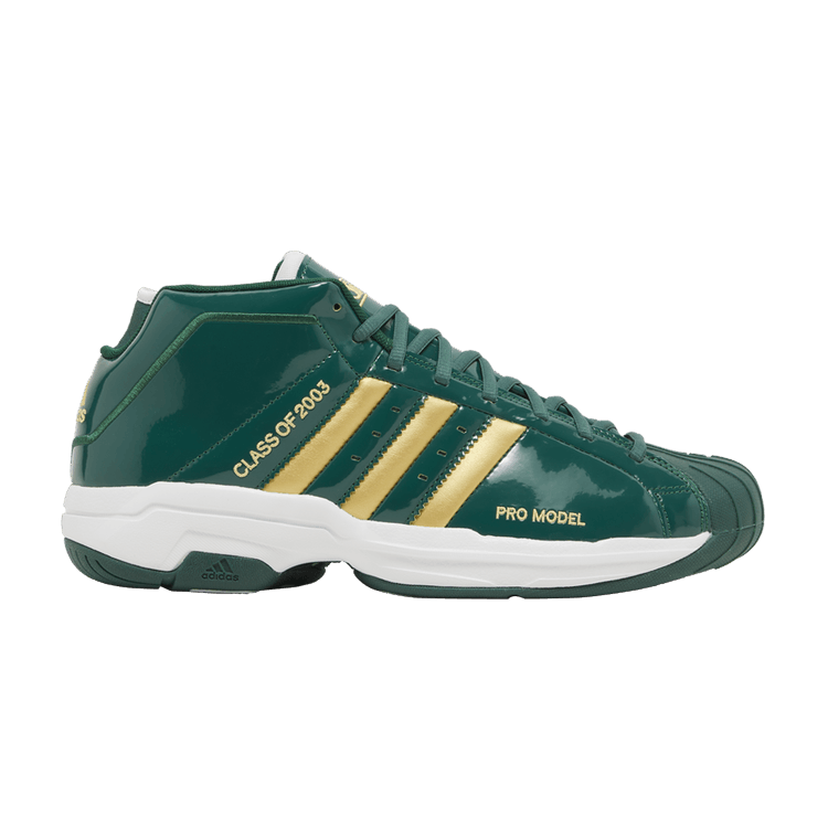 adidas Pro Model 2G 'SVSM' — Team Dark Green/Gold Metallic/Cloud White