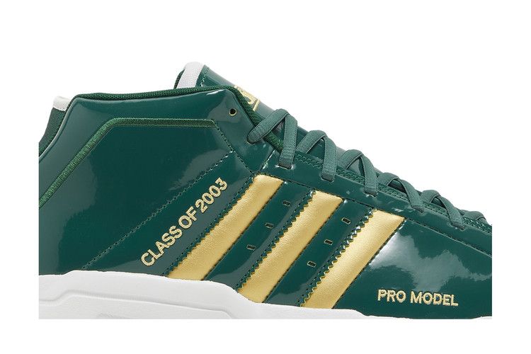 adidas Pro Model 2G 'SVSM' — Team Dark Green/Gold Metallic/Cloud White