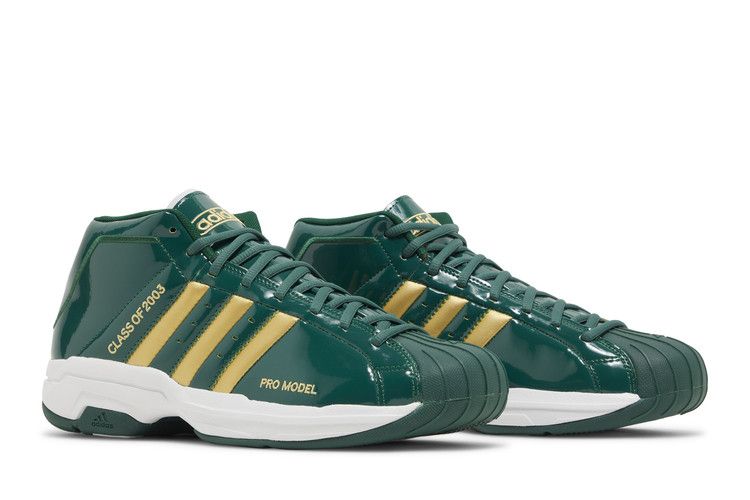 adidas Pro Model 2G 'SVSM' — Team Dark Green/Gold Metallic/Cloud White