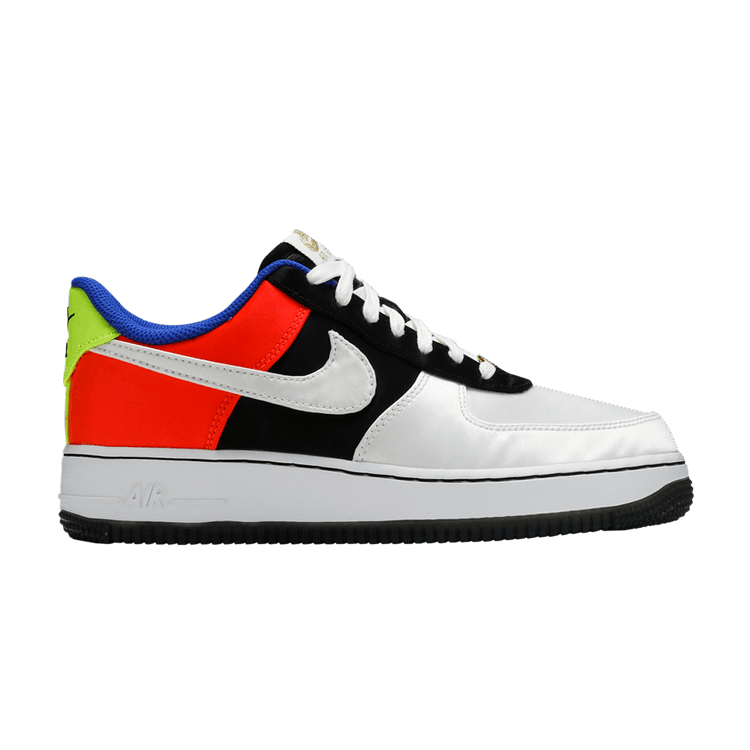 Nike Air Force 1 Low 'Olympic' — Black/Metallic Silver/Chile Red