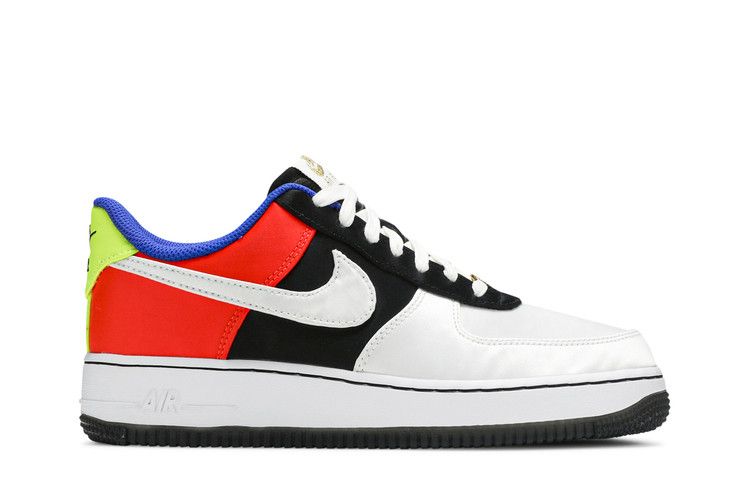 Nike Air Force 1 Low 'Olympic' — Black/Metallic Silver/Chile Red (2)