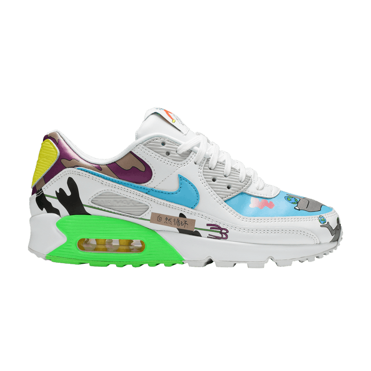 Ruohan Wang x Nike Air Max 90 Flyleather — Multi-Color