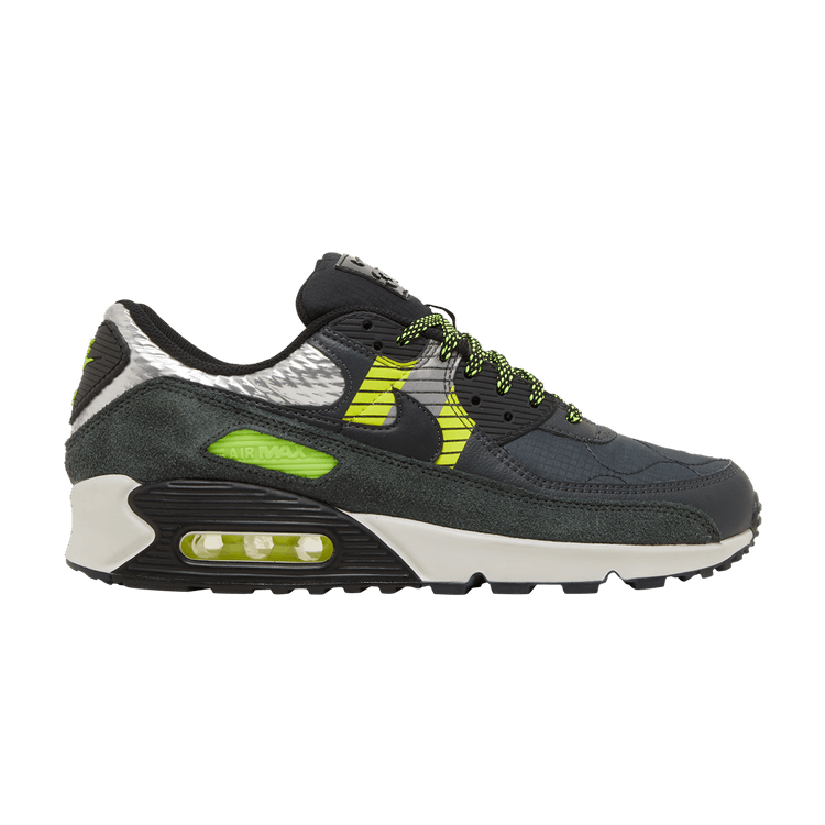 3M x Nike Air Max 90 'Anthracite Volt' — Anthracite/Anthracite/Volt/Black