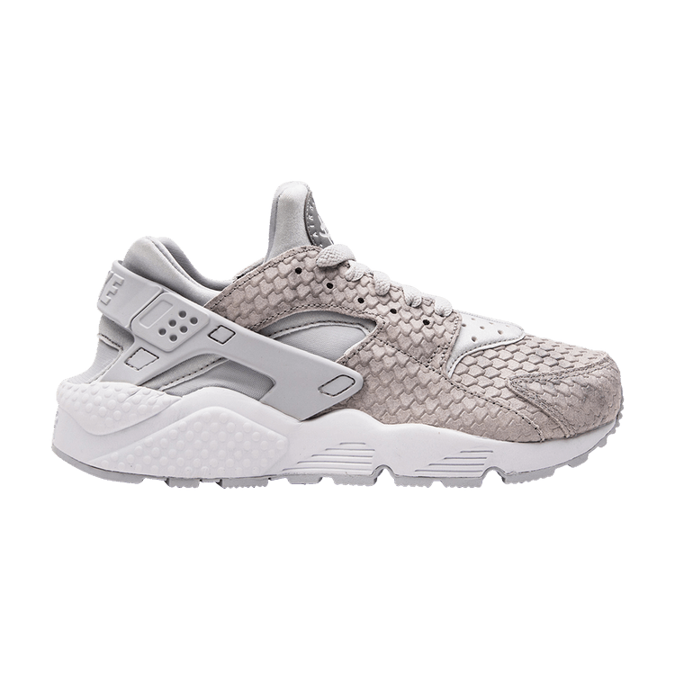 Nike Wmns Air Huarache Premium 'Grey Snakeskin' — Pure Platinum/White-Metallic Silver-Pure Platinum