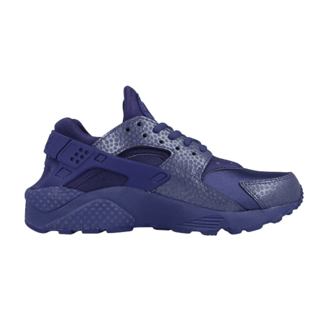 Nike Wmns Air Huarache Run Premium 'Blue Legend' — Blue Legend/Blue Legend