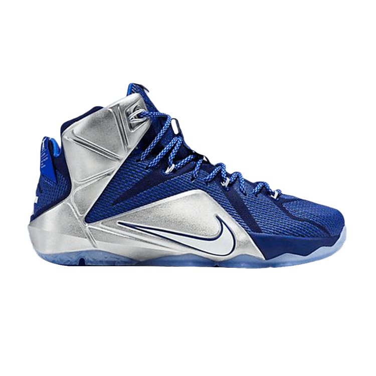Nike LeBron 12 'What If?' — Deep Royal Blue/Metallic Silver-Lyon Blue-White