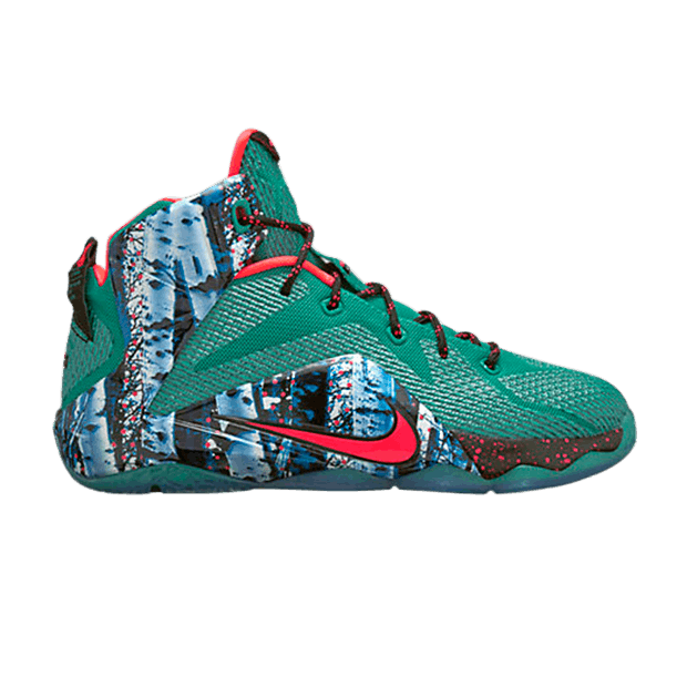 Nike LeBron 12 GS — Emerald Green/Dark Emerald/Hyper Punch