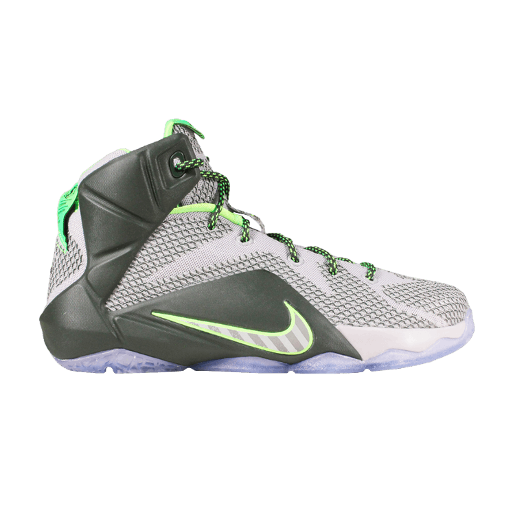 Nike LeBron 12 GS 'Dunkman' — Wlf Gry/Rflct Slvr-Blk-Elctrc
