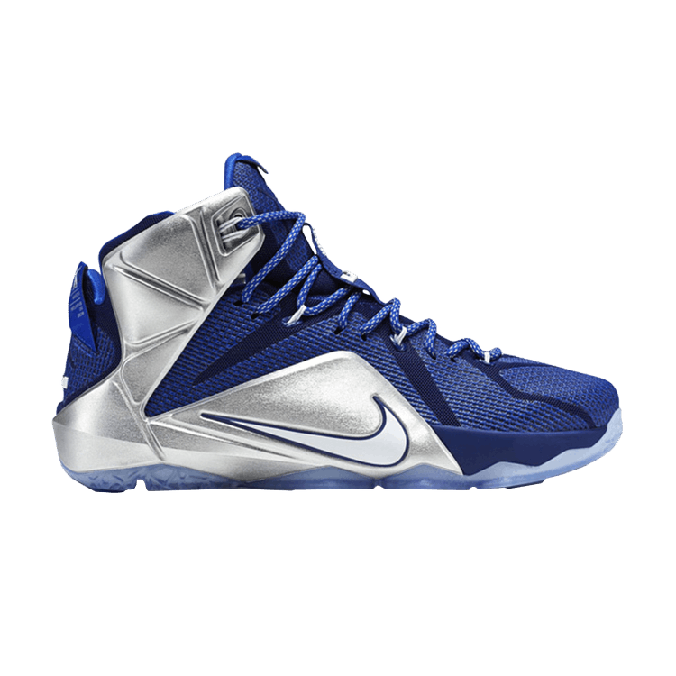 Nike LeBron 12 GS 'What If' — Dp Ryl/White-Mtllc Slvr-Lyn