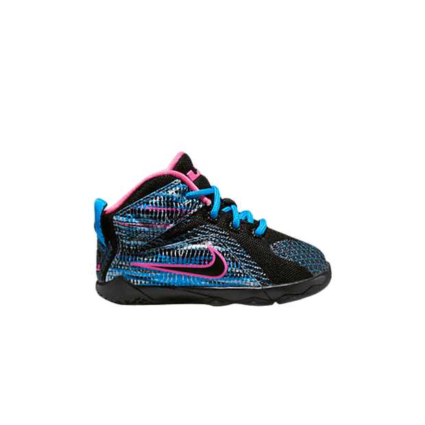 Nike LeBron 12 TD — Black/Pink Pow/Blue Lagoon/Black