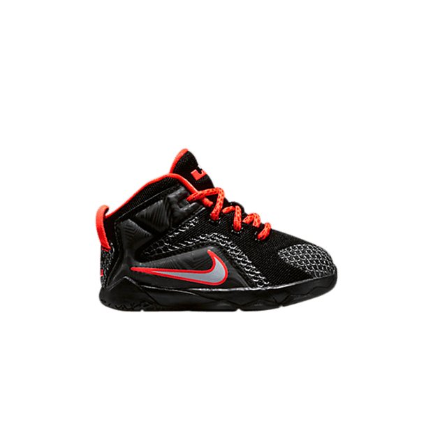 Nike LeBron 12 TD — Black/Bright Crimson/White