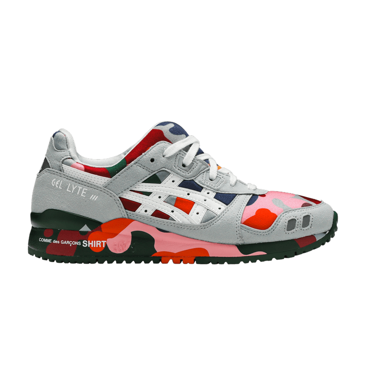 Comme Des Garçons SHIRT x ASICS Gel Lyte 3 'Colorful Camo' — Multi-Color/Multi-Color
