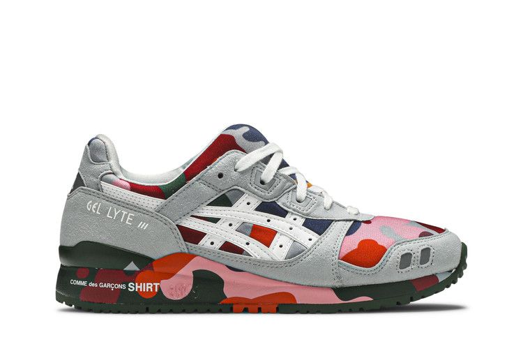 Comme Des Garçons SHIRT x ASICS Gel Lyte 3 'Colorful Camo' — Multi-Color/Multi-Color