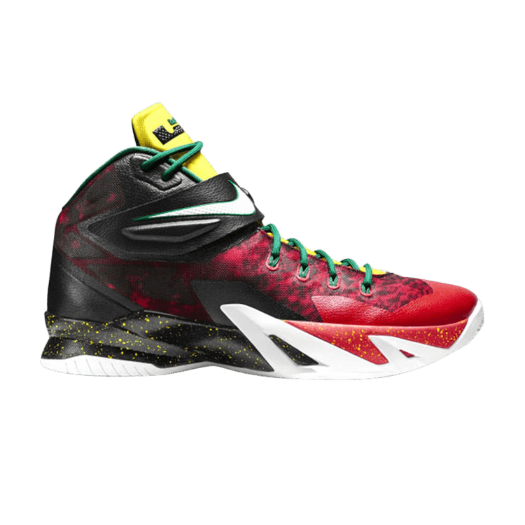 Nike Zoom Soldier 8 Prm 'Christmas' — Black/White-University Red