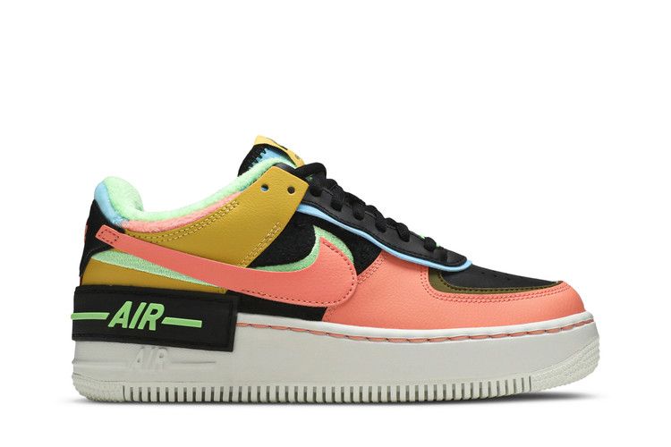 Nike Wmns Air Force 1 Shadow SE 'Solar Flare Atomic Pink' — Solar Flare/Baltic Blue/Black/Atomic Pink (2)