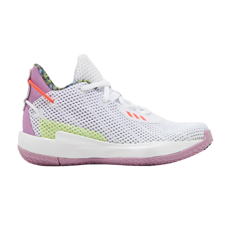 Toy Story x adidas Dame 7 Little Kid 'Buzz' — Cloud White/Signal Green/Solar Red