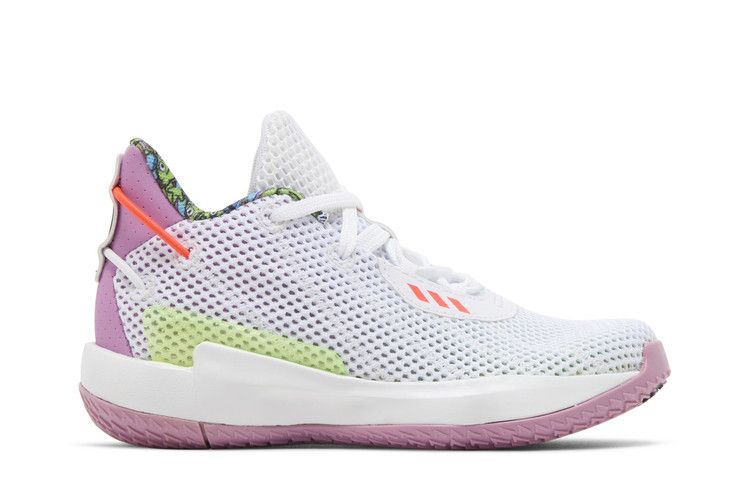 Toy Story x adidas Dame 7 Little Kid 'Buzz' — Cloud White/Signal Green/Solar Red