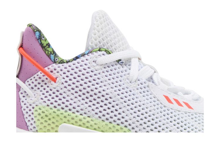 Toy Story x adidas Dame 7 Little Kid 'Buzz' — Cloud White/Signal Green/Solar Red