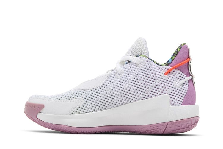 Toy Story x adidas Dame 7 Little Kid 'Buzz' — Cloud White/Signal Green/Solar Red