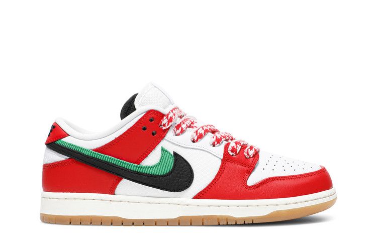 Frame Skate x Nike Dunk Low SB 'Habibi' — Chile Red/White/Lucky Green/Black (2)