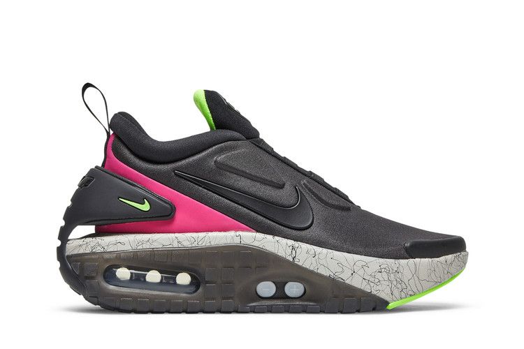 Nike Adapt Auto Max 'FIreberry' — Black/Black/Fireberry/Electric Green (2)