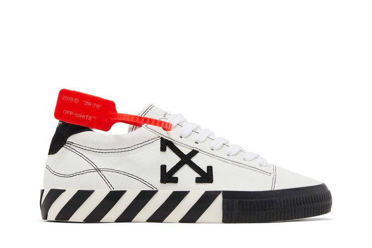 Off-White Wmns Arrow Vulcanized Low 'White Black' — White/Black