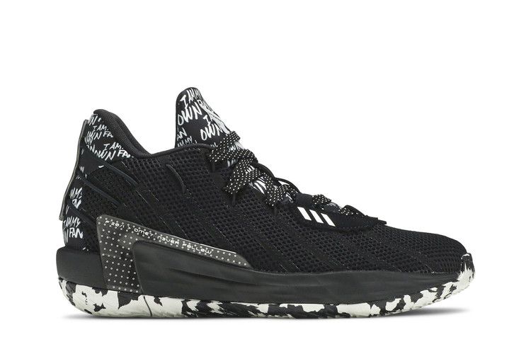 Adidas Dame 7 'I Am My Own Fan - Core Black' — Core Black/Silver Metallic/Core Black