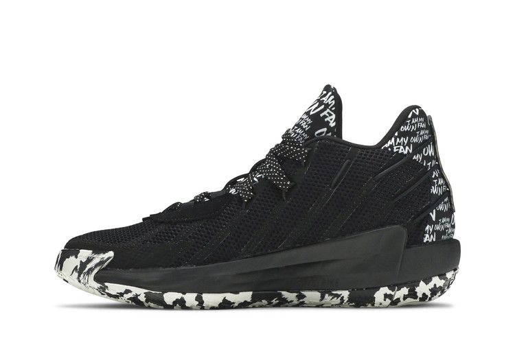 Adidas Dame 7 'I Am My Own Fan - Core Black' — Core Black/Silver Metallic/Core Black