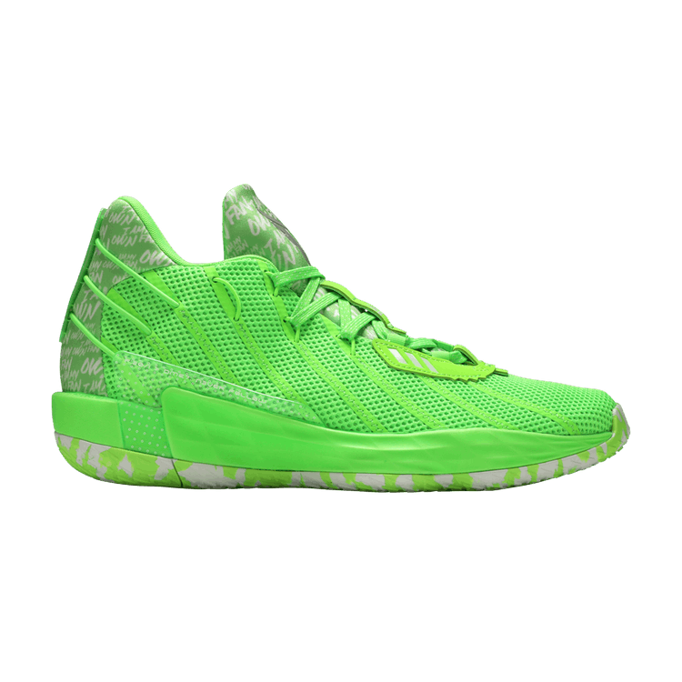 Adidas Dame 7 'I Am My Own Fan - Solar Green' — Solar Green/Cloud White/Solar Green