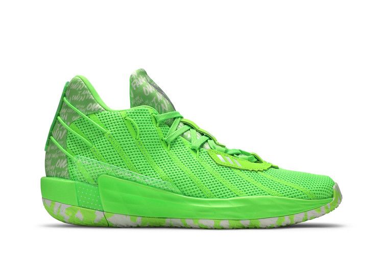 Adidas Dame 7 'I Am My Own Fan - Solar Green' — Solar Green/Cloud White/Solar Green