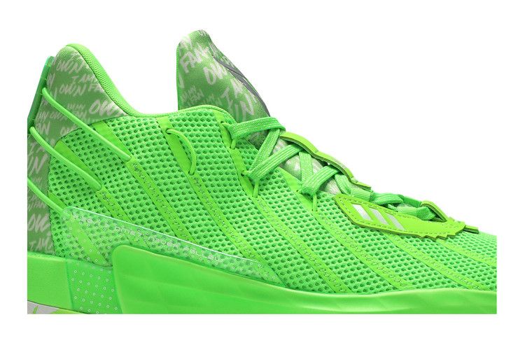 Adidas Dame 7 'I Am My Own Fan - Solar Green' — Solar Green/Cloud White/Solar Green