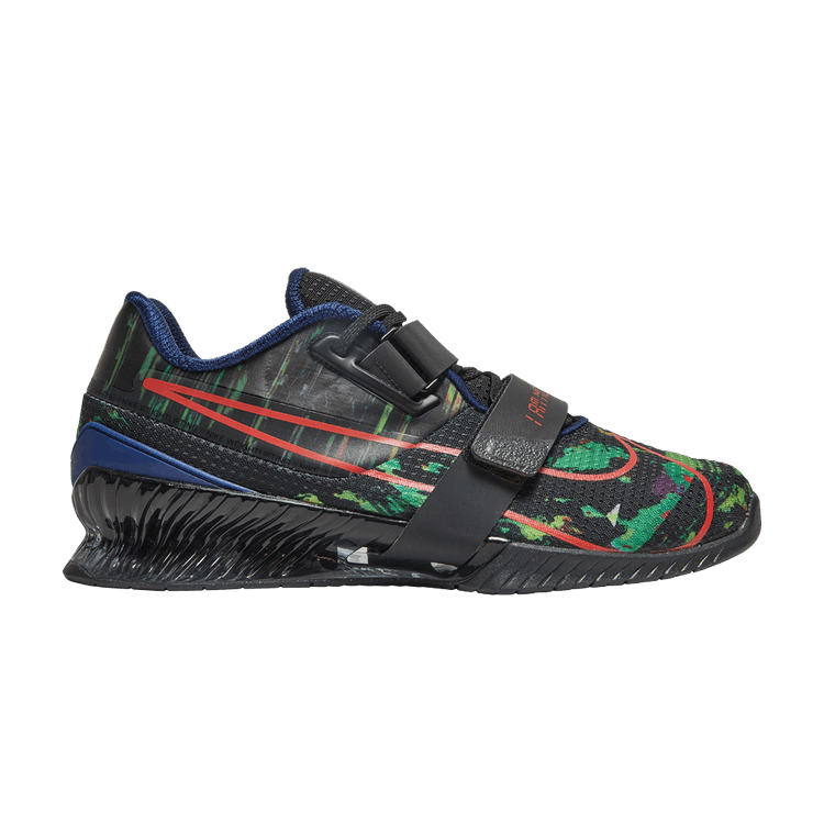 Nike Romaleos 4 AMP 'I Am Not A Robot' — Black/Dark Smoke Grey/Poison Green/Flash Crimson