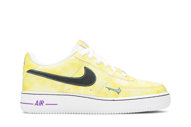 Nike Air Force 1 '07 LV8 'Peace, Love, and Basketball' — Speed Yellow/Laser Blue/White/Black (2)