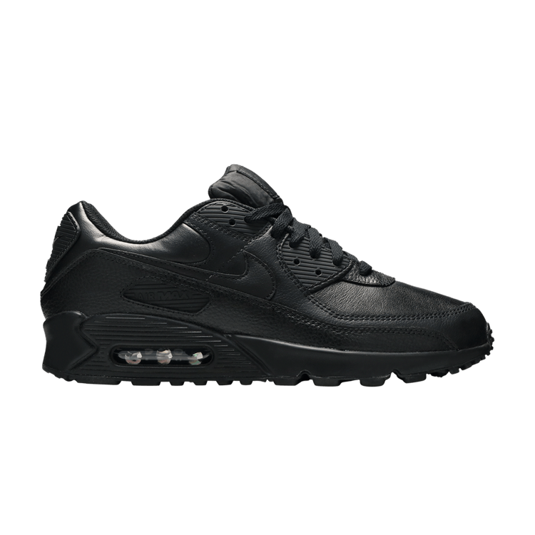 Nike Air Max 90 Leather 'Triple Black' — Black/Black/Black