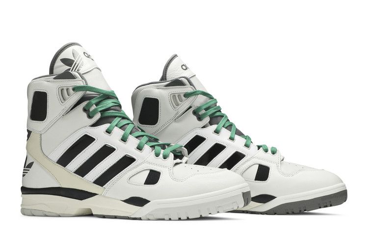 Kid Cudi x adidas Torsion Artillery High 'Crystal White Core Black' — Crystal White/Core Black/Off White