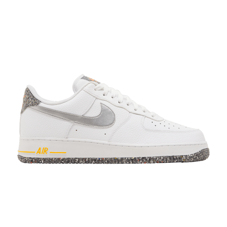 Nike Air Force 1 '07 LV8 'Regrind' — White/Total Orange/Laser Orange/Metallic Silver