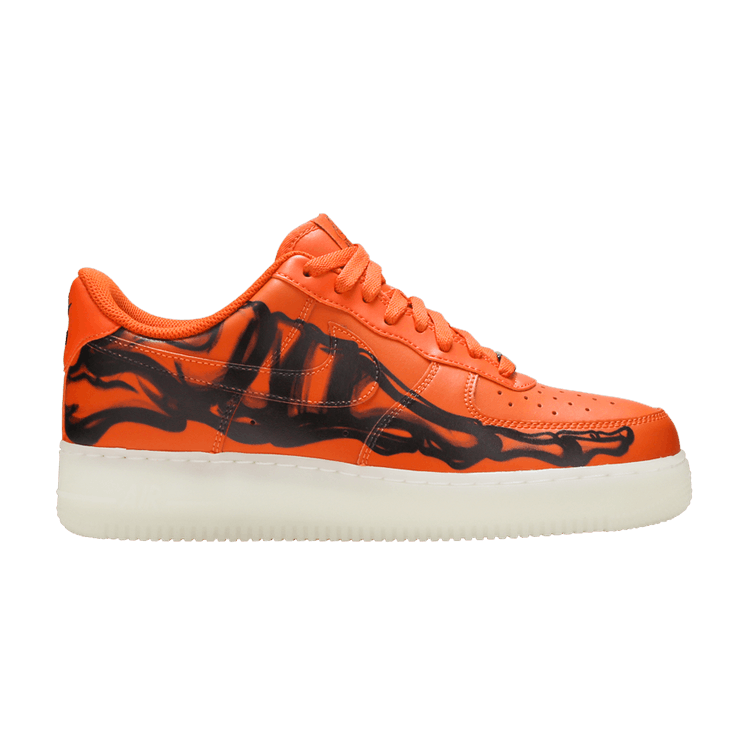 Nike Air Force 1 Low 'Orange Skeleton' — Starfish/White/Black
