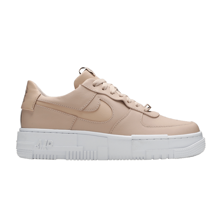 Nike Wmns Air Force 1 'Pixel Particle Beige' — Particle Beige/Black/White/Particle Beige