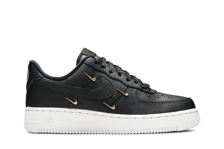Nike Wmns Air Force 1 '07 LX 'Sisterhood - Black Metallic Gold' — Black/Metallic Gold/Hyper Royal/Black (2)