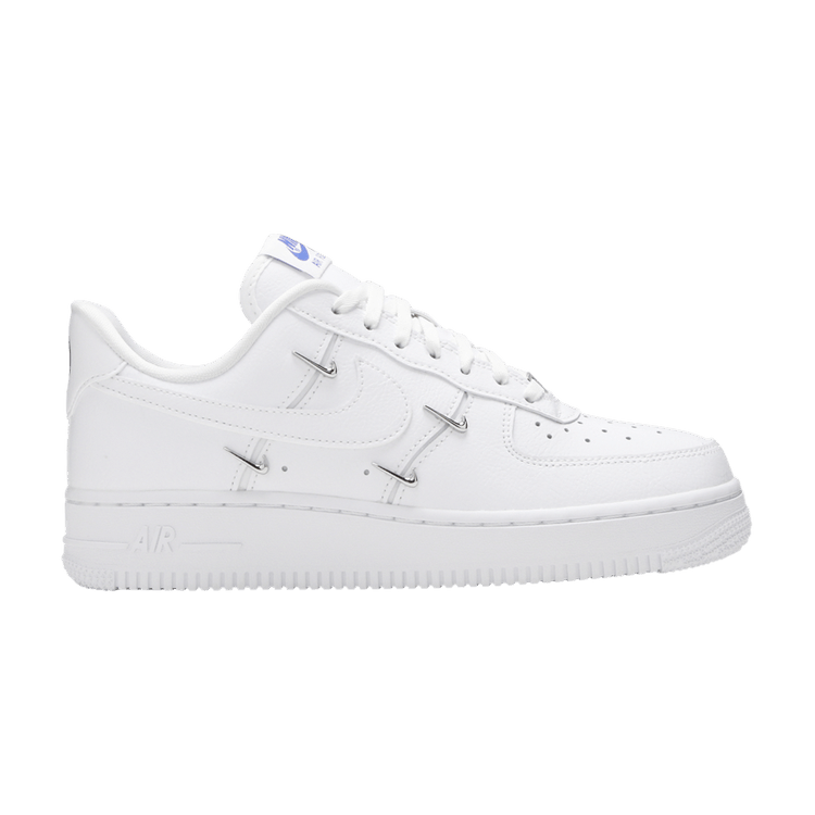 Nike Wmns Air Force 1 '07 LX 'Sisterhood - White Metallic Silver' — White/Hyper Royal/Black/White