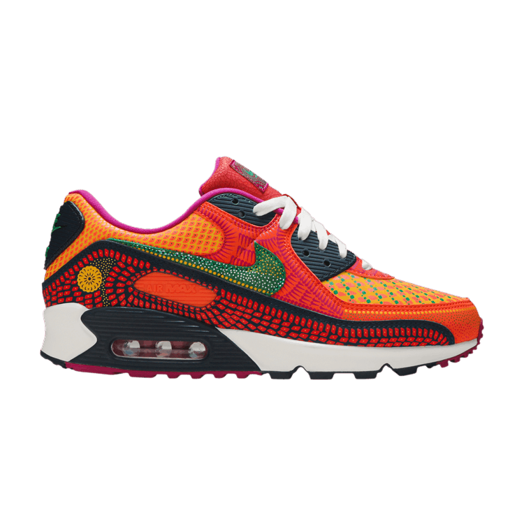 Nike Air Max 90 'Día de Muertos' — Deep Ocean/Sail/University Gold/Cactus Flower