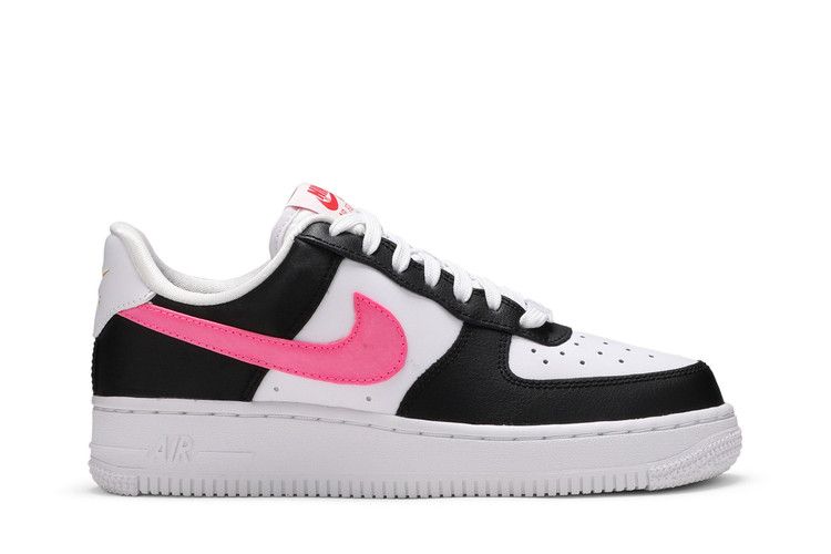 Nike Wmns Air Force 1 '07 'Satin Swoosh' — White/Black/Starfish/Pink Glow (2)
