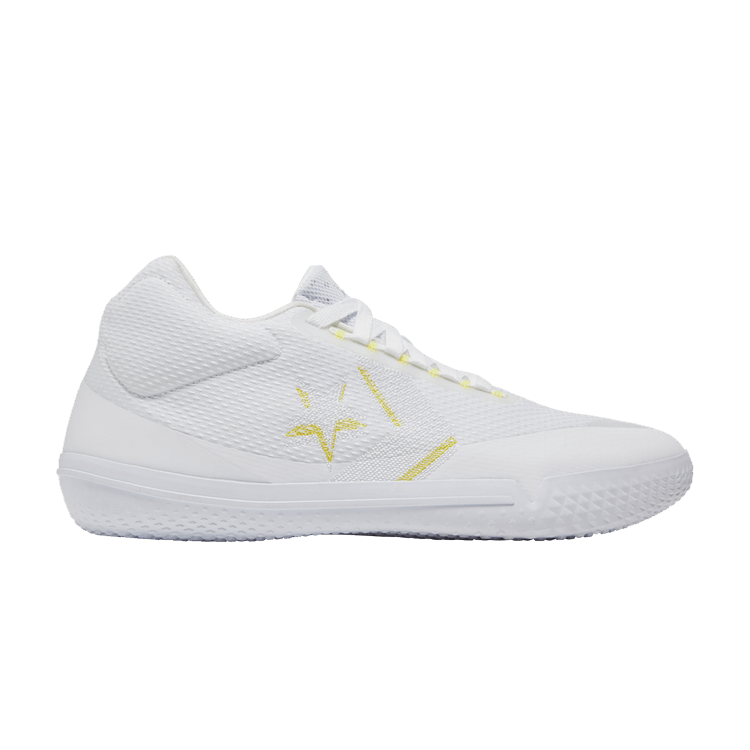 Converse All Star BB Evo Mid 'Hi-Vis Collection - White Fresh Yellow' — White/Fresh Yellow/White
