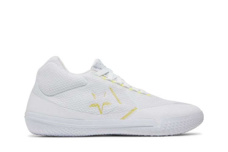 Converse All Star BB Evo Mid 'Hi-Vis Collection - White Fresh Yellow' — White/Fresh Yellow/White