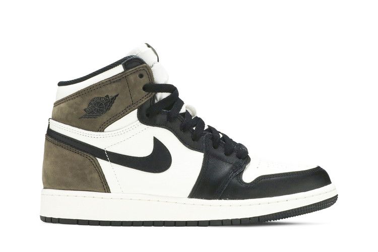Air Jordan 1 Retro High OG GS 'Dark Mocha' — Sail/Dark Mocha/Black/Black