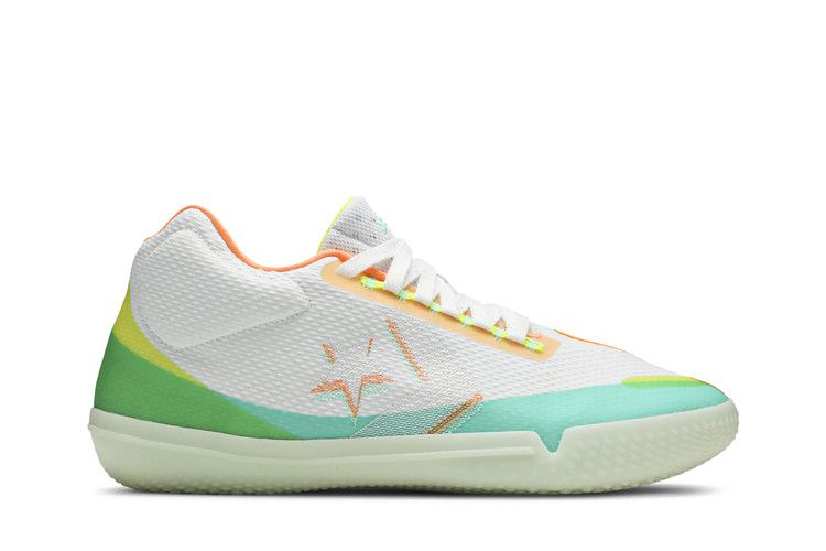 Converse All Star BB Evo Mid 'Hi-Vis Collection - White Green Glow' — White/Green Glow/Fresh Yellow