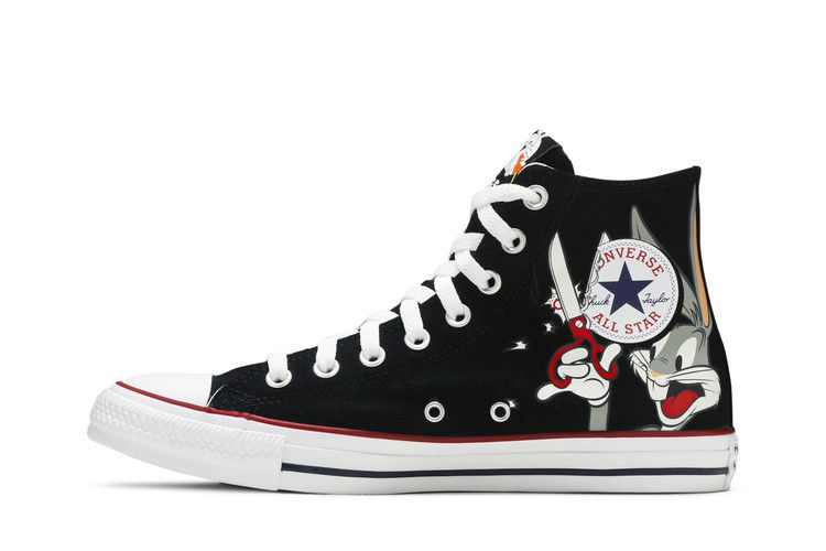 Looney Tunes x Converse Chuck Taylor All Star High '80th Anniversary - Bugs Bunny's Mischief' — Black/Multi/White
